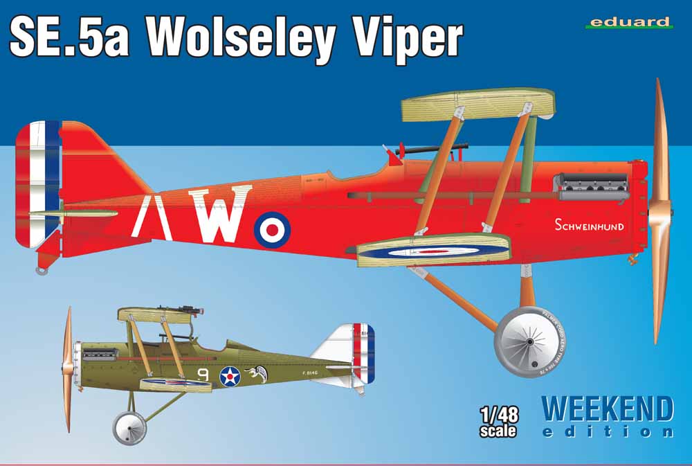 Eduard 8454 Royal Aircraft Factory SE.5a Wolseley Viper 1:48 Aircraft Model Kit