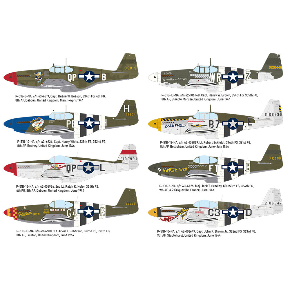 Eduard Royal Hybrid P-51B Mustang 1:32 Model Kit 932011