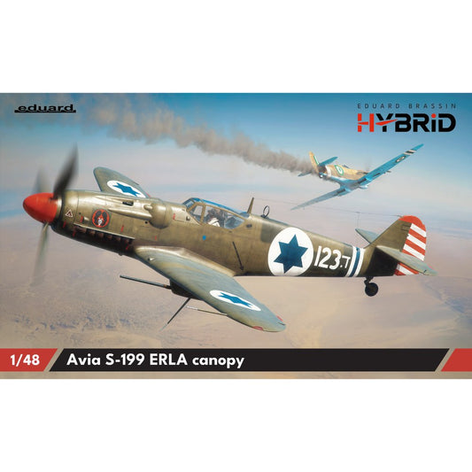 Eduard Brassin 948011 Avia S-199 ERLA Canopy Hybrid Edition 1:48 Model Kit