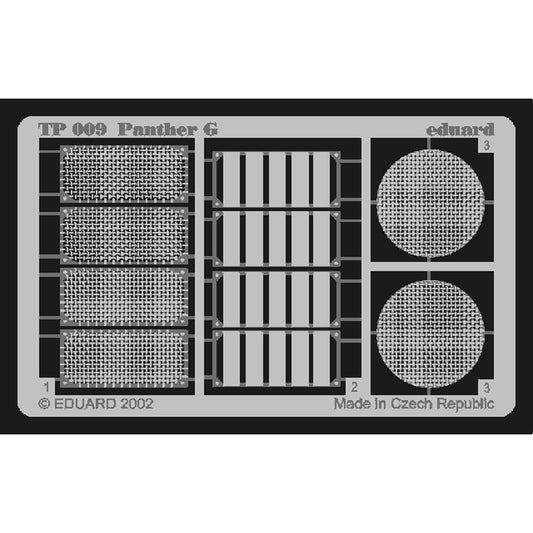 Eduard TP009 1:35 Etched Detailing Set for Tamiya Kits Pz.Kpfw.V Panther Ausf.G