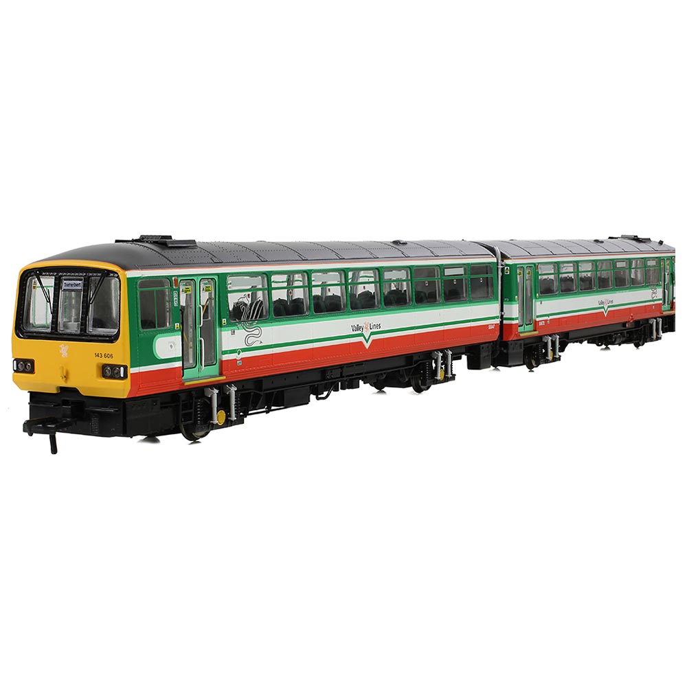 EFE Rail E83026 Class 143 2-Car DMU 143606 Valley Lines OO Gauge