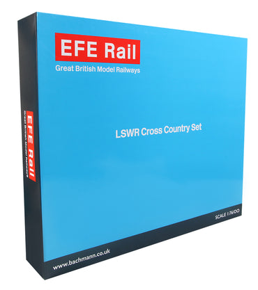 EFE Rail E86014 LSWR Cross Country 3-Coach Pack BR Crimson OO