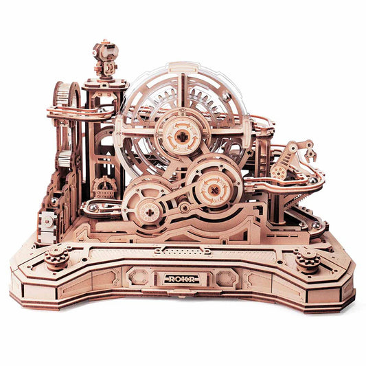 ROKR Gear Ball Challenge Marble Run 3D Mechanical Wooden Puzzle Model Kit EGC01