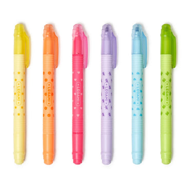 Legami Magic Erasable Highlighters - Set of 6