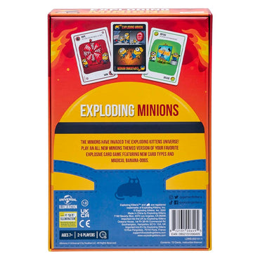 Exploding Minions - Card Game - Age 7+ - 2-5 Players - 15min