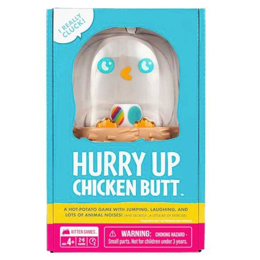 Hurry Up Chicken Butt Family Card Game Age 4+ 2-6 Players