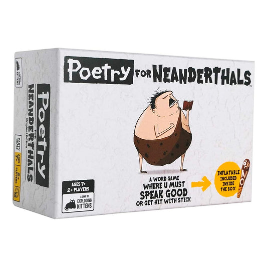 Poetry for Neanderthals - Card Game - Age 7+ - 2-8 Players - 20min