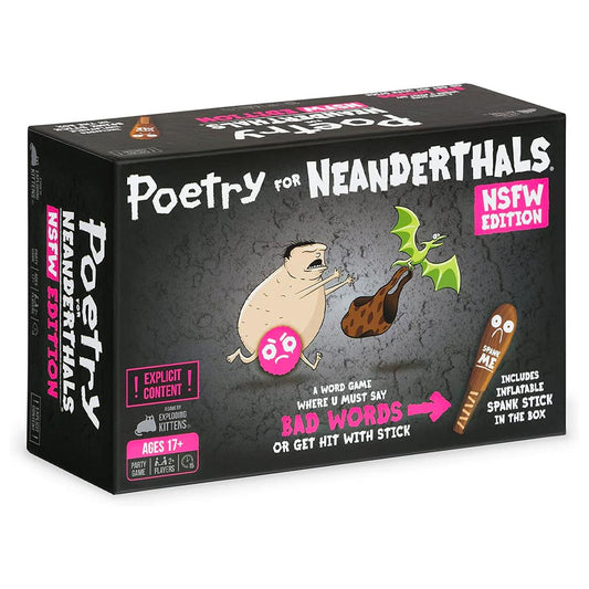 Poetry for Neanderthals (NSFW) - Card Game - Age 17+ - 2-5 Players - 15min