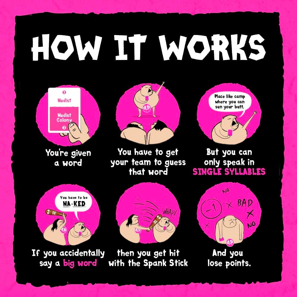 Poetry for Neanderthals (NSFW) - Card Game - Age 17+ - 2-5 Players - 15min