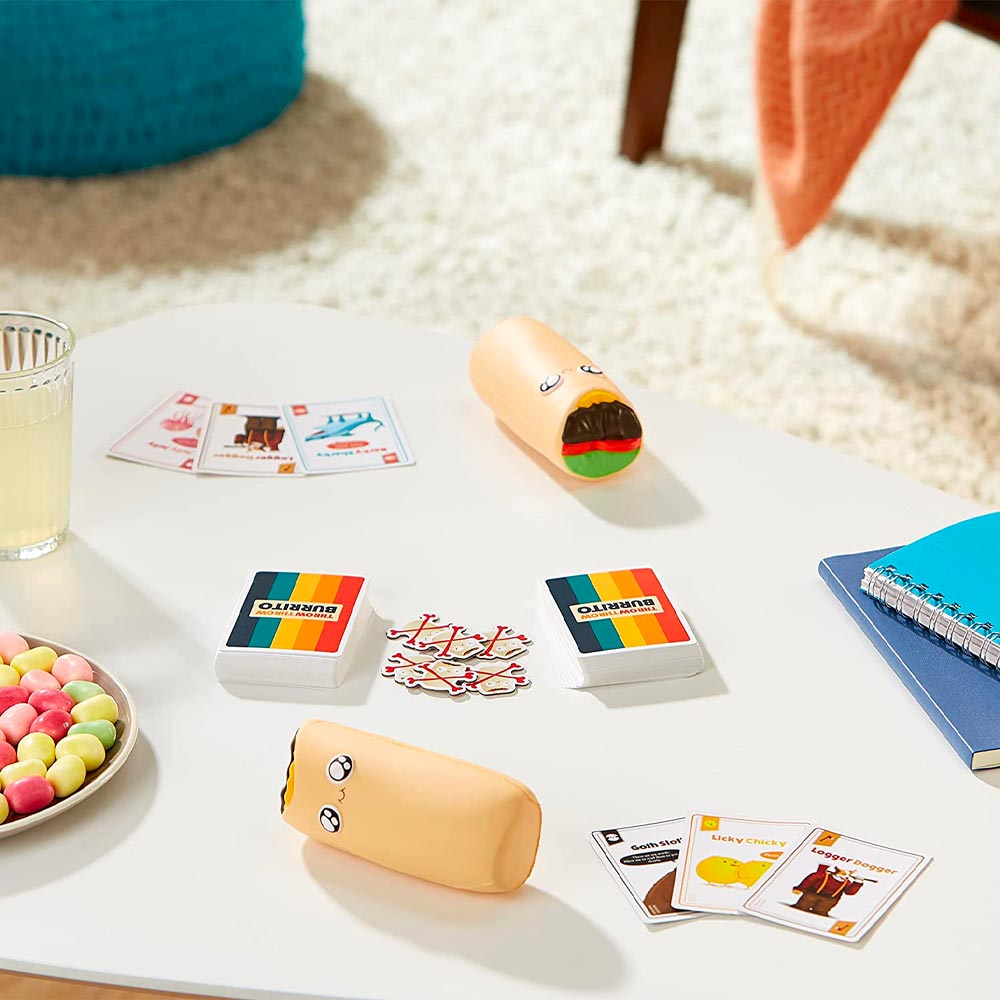 Throw Throw Burrito - A Dodgeball Card Game - Age 7+ - 2-6 Players - 15min