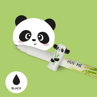 Legami Erasable Pen - Panda - 0.7 mm Black Ink
