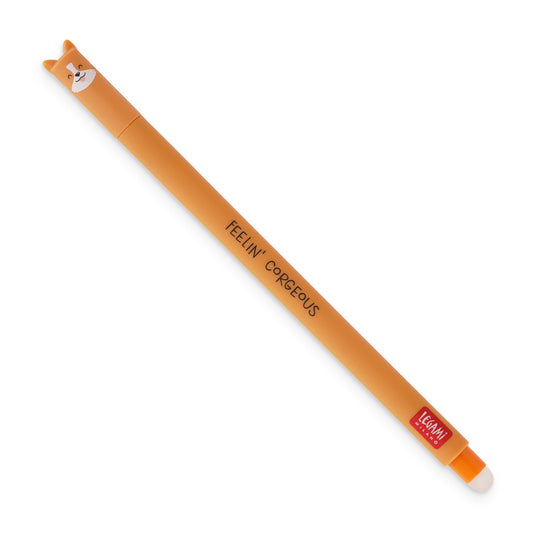 Legami Corgi Erasable Pen - Black Ink