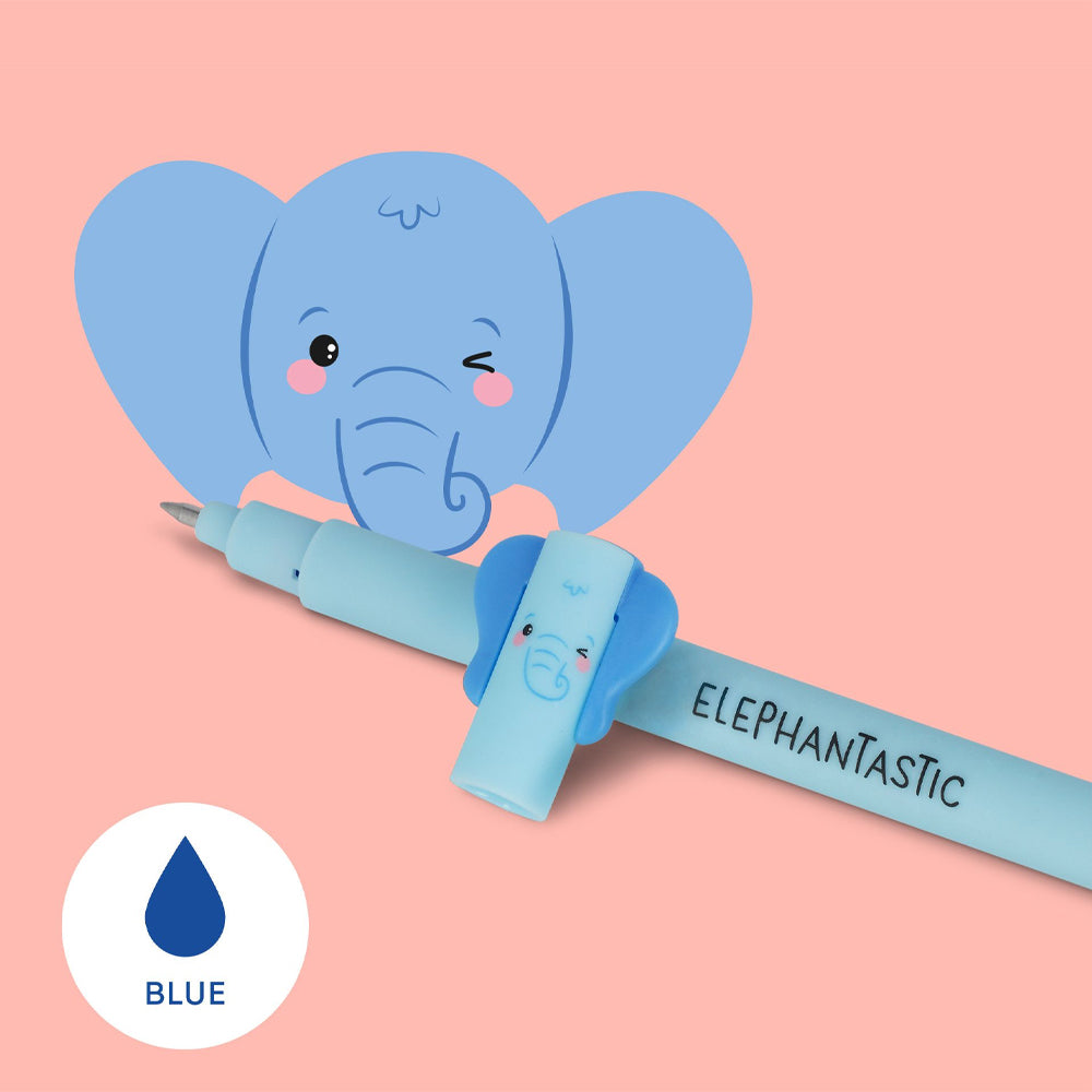 Legami Elephant Erasable Pen - Blue Ink