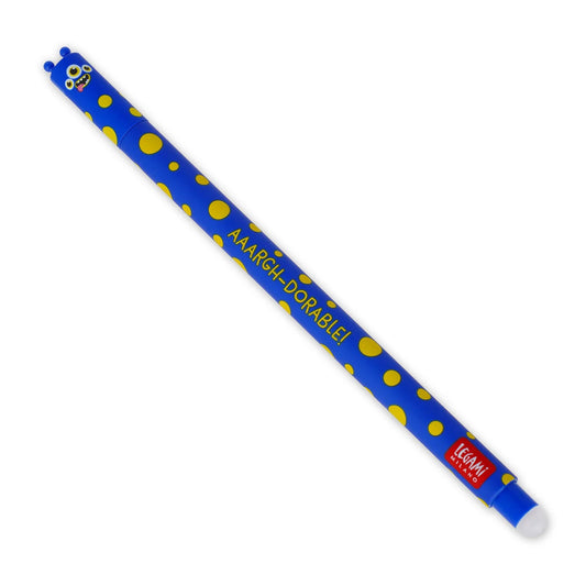 Legami Monster Erasable Pen - Blue Ink