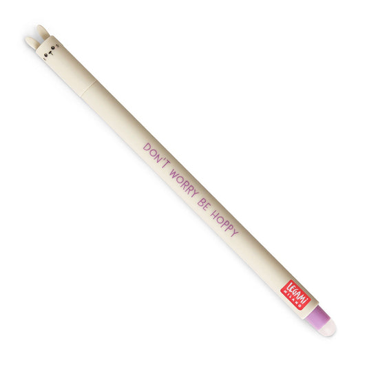 Legami Bunny Rabbit Erasable Pen - Purple Ink