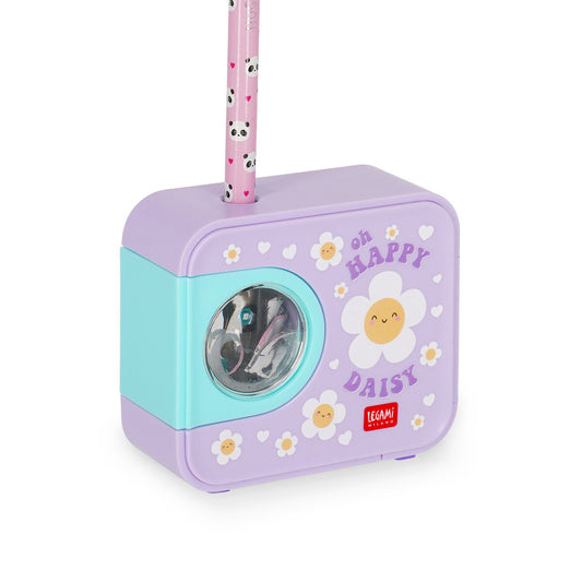 Legami Top of the Tip Electric Pencil Sharpener - Daisy