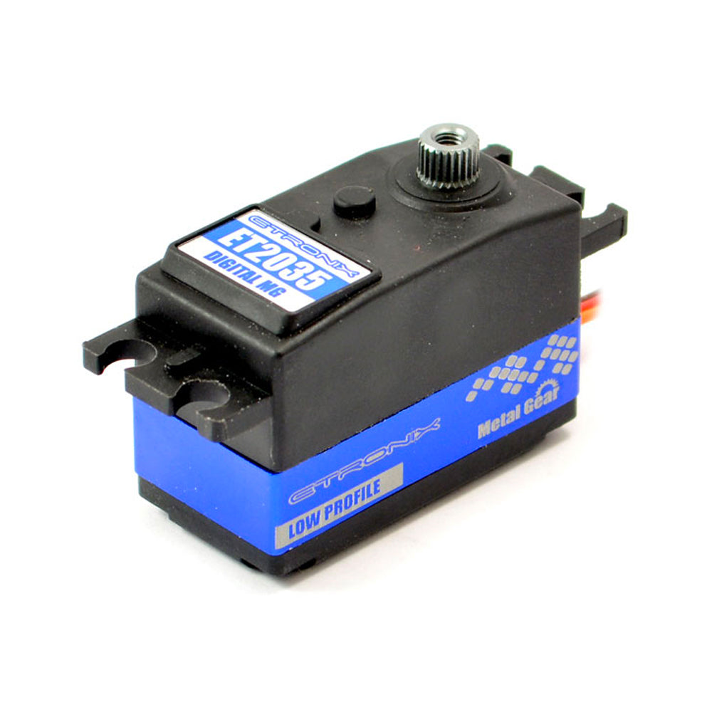 Etronix 8.2kg/0.11s Low Profile Digital Servo Metal Gear Ideal Tamiya BBX etc