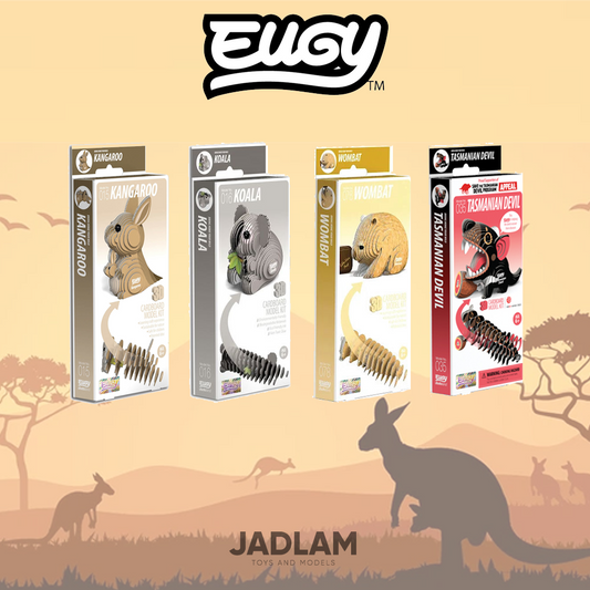 EUGY Down Under Bundle - Koala, Kangaroo, Wombat & Tasmanian Devil Marsupials