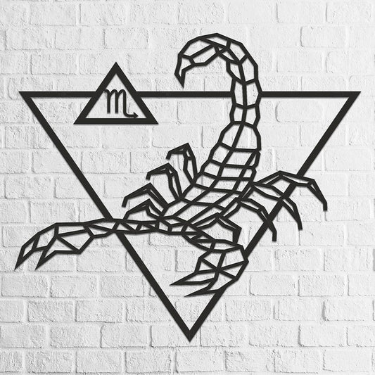 Eco Wood Art - Interior Wall Art Wooden Puzzle - Sign of the Zodiac Scorpio
