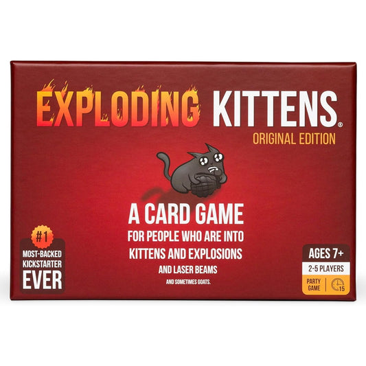 Exploding Kittens Original Edition Card Game - Age 7+