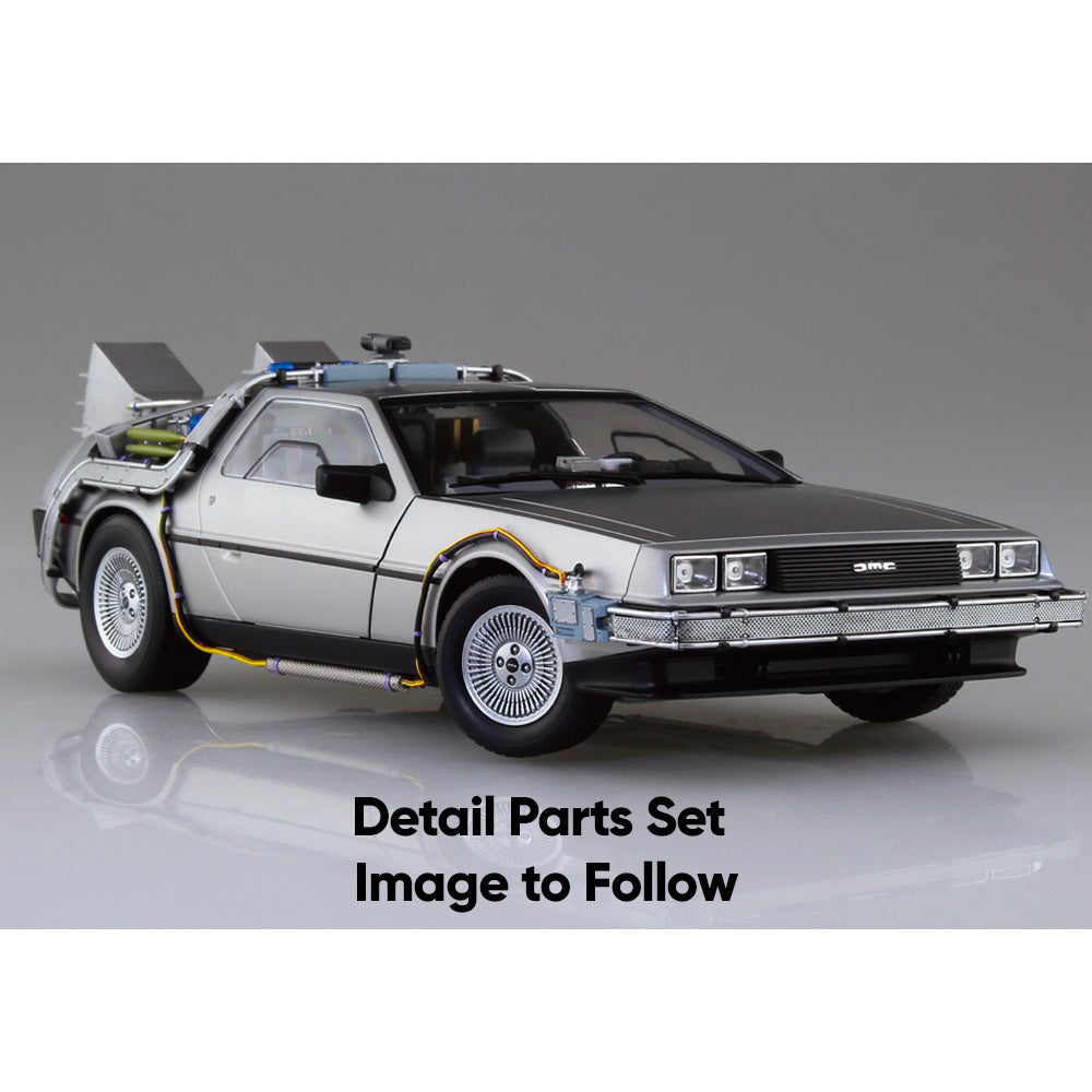 Aoshima 06700 BTTF Part I DeLorean Time Machine Movie Mecha BT-01 Detail Parts