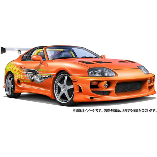 Aoshima Fast & Furious Brian's 1994 Toyota SUPRA JZA80 1:24 Model Kit - 06771