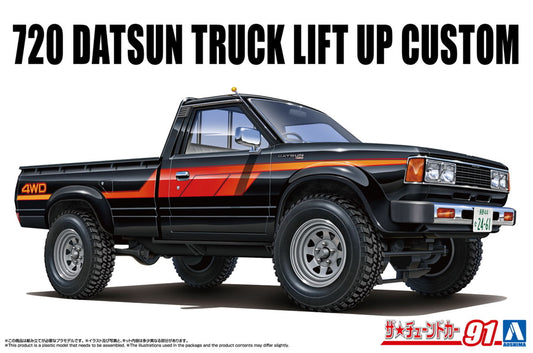 Aoshima 06850 1:24 Datsun 720 Truck Lift Up Custom 1982 (Nissan) Model Kit