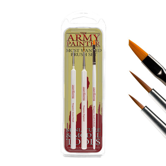Army Painter Most Wanted Brush Set Model Figure Paintbrushes
