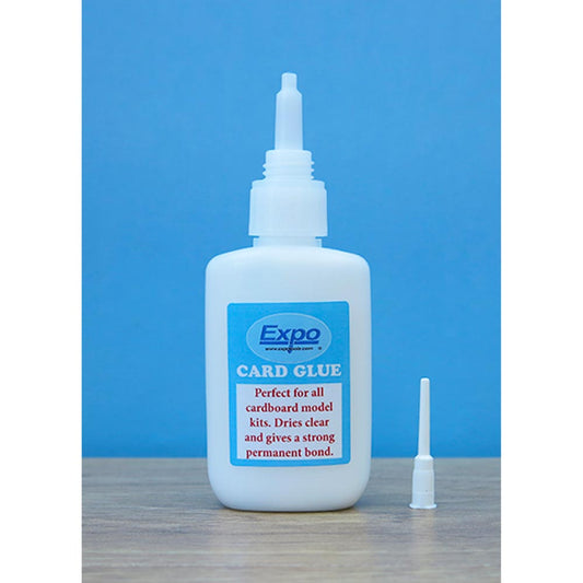 Expo Card Glue 50g w/Precision Nozzle for Models & Kits etc