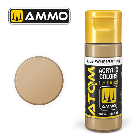 ATOM COLOR US Desert Tan 20ml Model Paint Ammo by Mig 20009