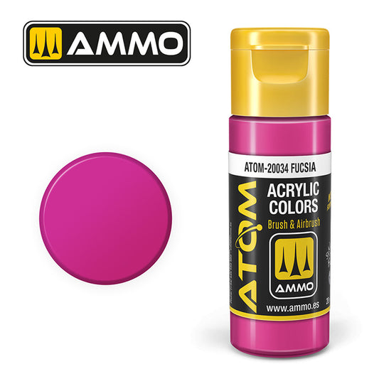 ATOM COLOR Fucsia 20ml Model Paint Ammo by Mig 20034