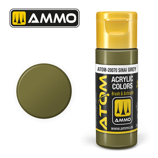 ATOM COLOR Sinai Grey 20ml Model Paint Ammo by Mig 20070