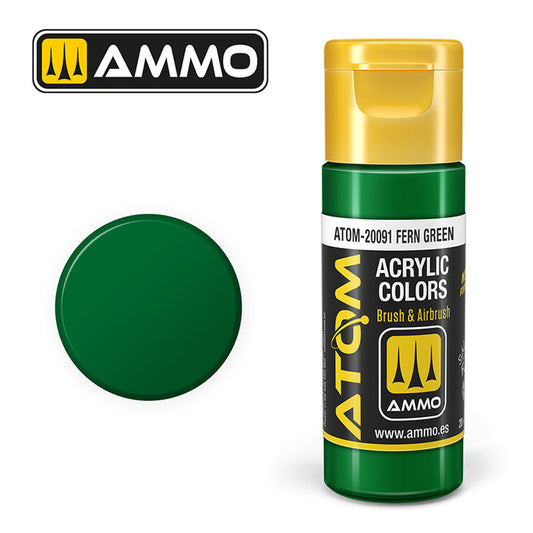 ATOM COLOR Fern Green 20ml Model Paint Ammo by Mig 20091