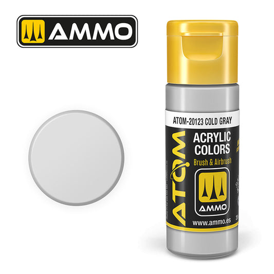 ATOM COLOR Cold Gray 20ml Model Paint Ammo by Mig 20123