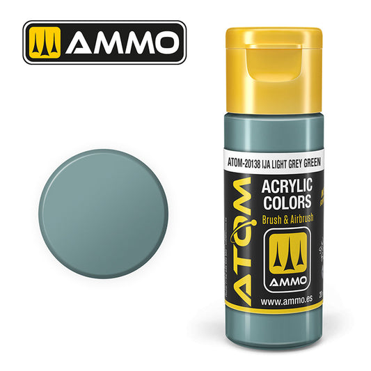 ATOM COLOR IJA Light Grey Green 20ml Model Paint Ammo by Mig 20138