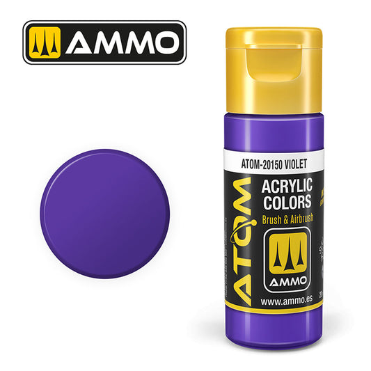 ATOM COLOR Violet 20ml Model Paint Ammo by Mig 20150