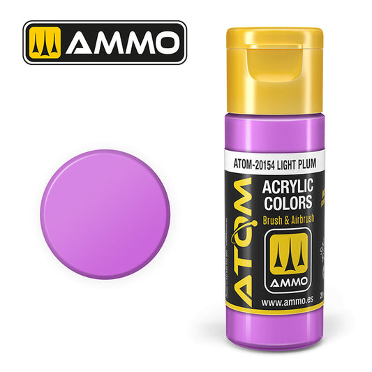 ATOM COLOR Light Plum 20ml Model Paint Ammo by Mig 20154