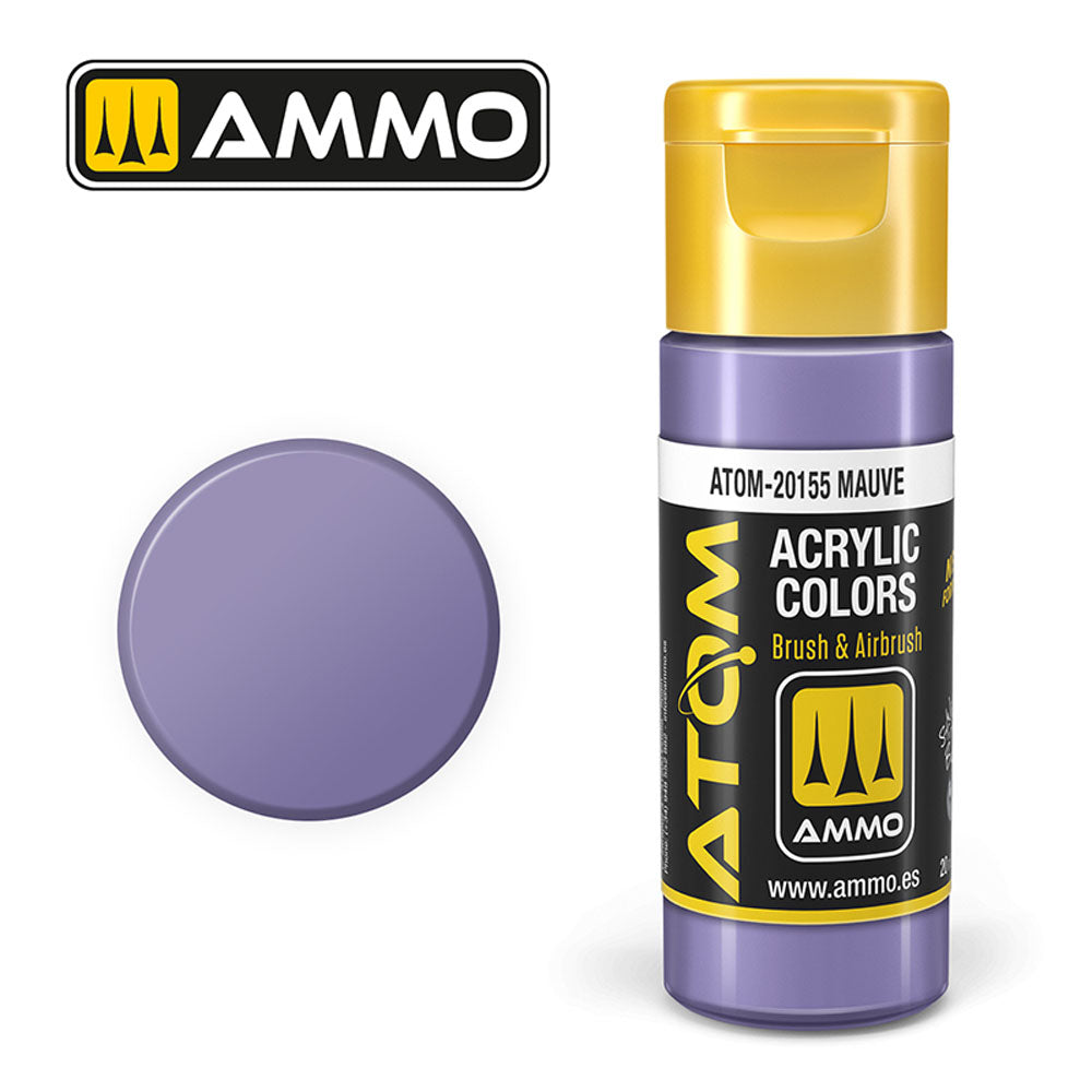 ATOM COLOR Mauve 20ml Model Paint Ammo by Mig 20155