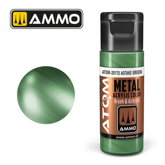 ATOM METALLIC Aotake Green 20ml Model Paint Ammo by Mig 20175