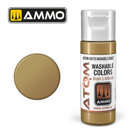 ATOM WASHABLE Dust 20ml Model Paint Ammo by Mig 20178