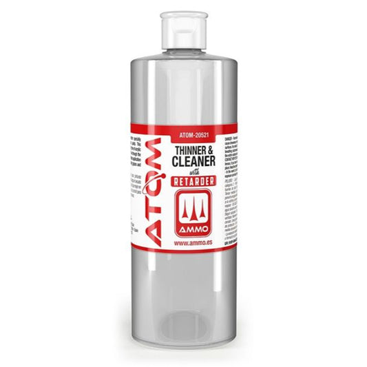 ATOM Thinner & Cleaner with Retarder 400ml - Ammo by Mig 20521