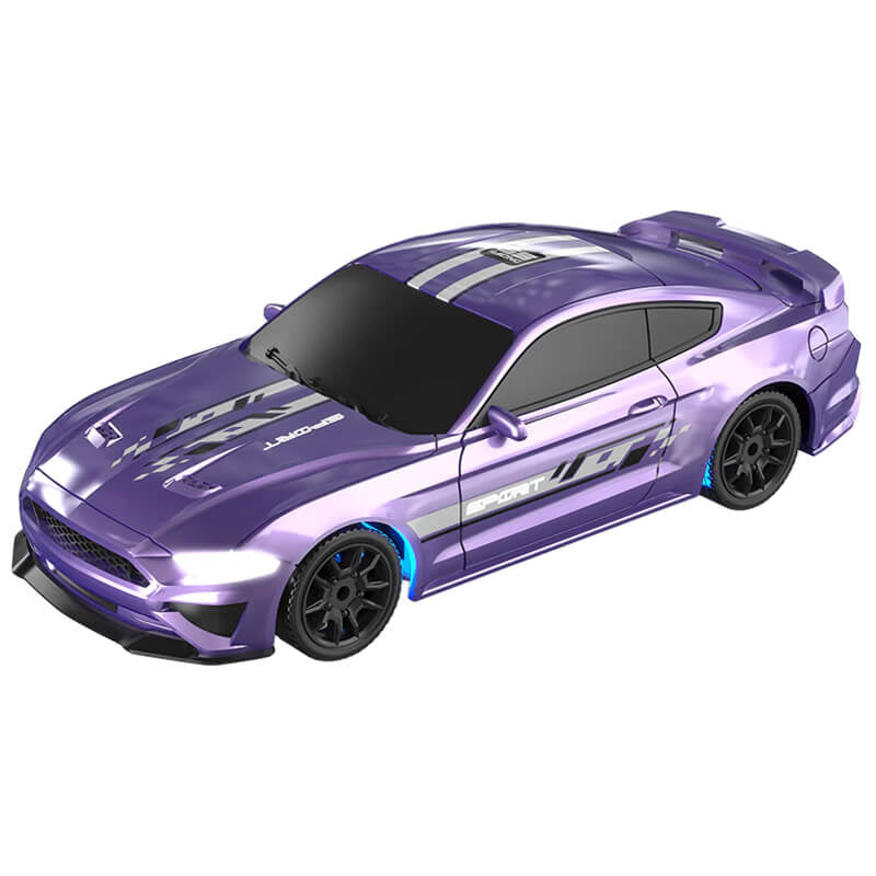 E-ZEE RC Lighting Muscle 4WD Drift Car w/Gyro - Purple 1:43 EZ-8500EPU