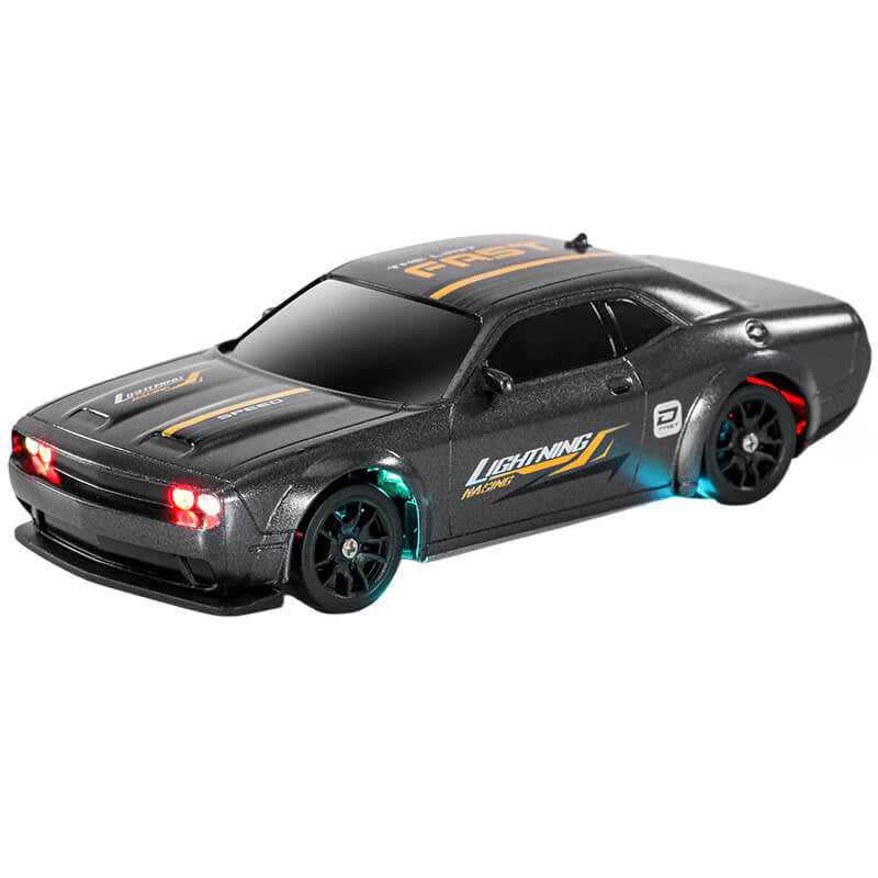 E-ZEE RC Lighting Stinger 4WD Drift Car w/Gyro - Silver 1:43 EZ-8501ESL
