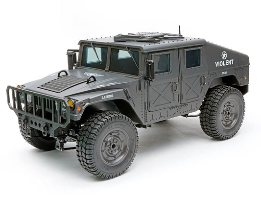 E-ZEE RC 4WD RC Hummer Military Truck - Black 1:16 EZ-G2069BK