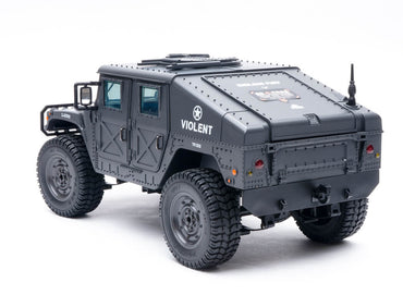 E-ZEE RC 4WD RC Hummer Military Truck - Black 1:16 EZ-G2069BK