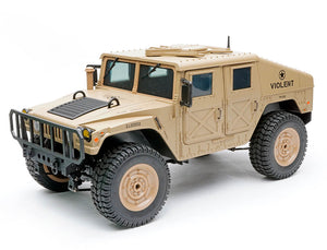 E-ZEE RC 4WD RC Hummer Military Truck - Desert Sand 1:16 EZ-G2069DS