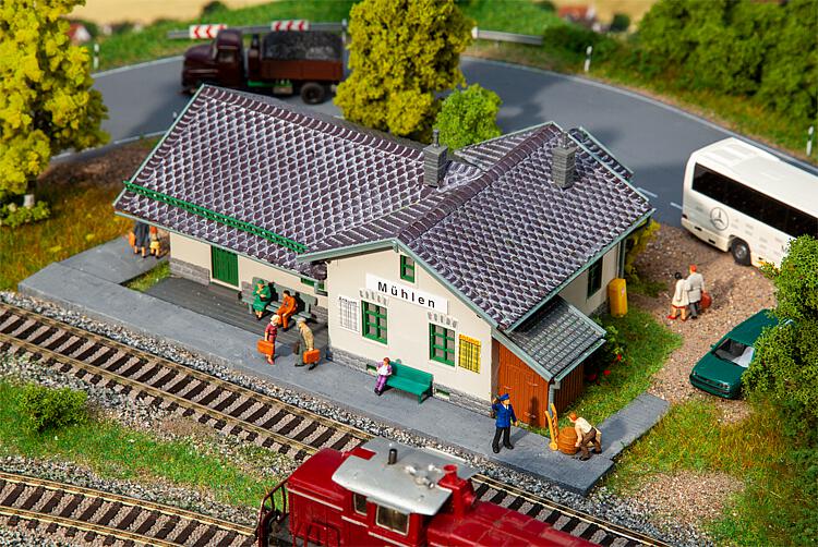 Faller Muhlen Station Kit II FA110150 HO Gauge