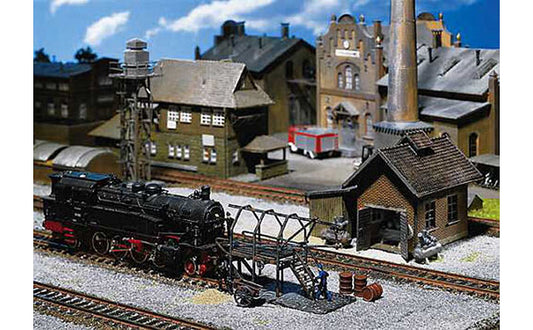 FALLER Compressor House & Boiler Maintenance Plat. Model Kit II HO Gauge 120139
