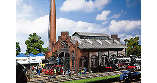 FALLER Locomotive Shed/Engine Workshop Model Kit I HO Gauge 120159