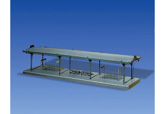 FALLER Covered Platform Model Kit w/ Illumination and Exit I HO Gauge 120181